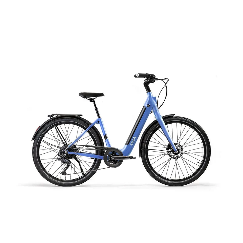 Vélo électrique avec clignotants intégrés Ellipse E2ST Chaîne Fourche Rigide