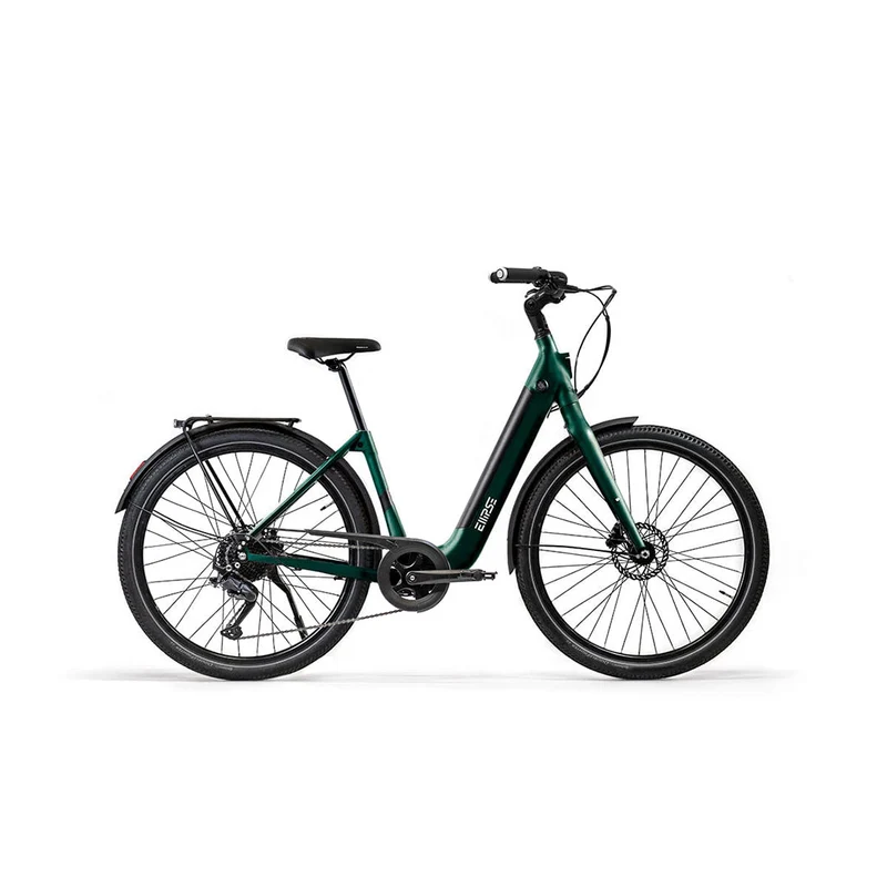 Vélo électrique avec clignotants intégrés Ellipse E2ST Chaîne Fourche Rigide