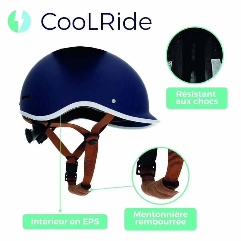 Casque vélo ville look vintage Coolride