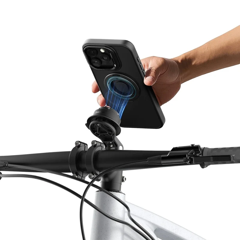 Support Smartphone Vélo sur Capuchon de Potence avec Verrouillage Antivol Outplorer QB02