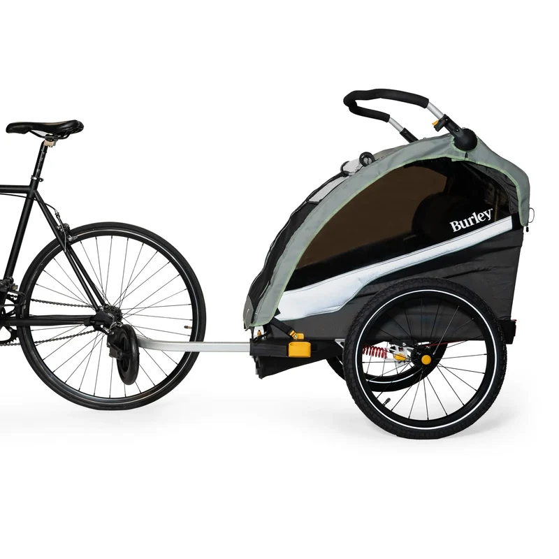 BURLEY D'LITE X DOUBLE GREEN - 2 CHILD TRAILER