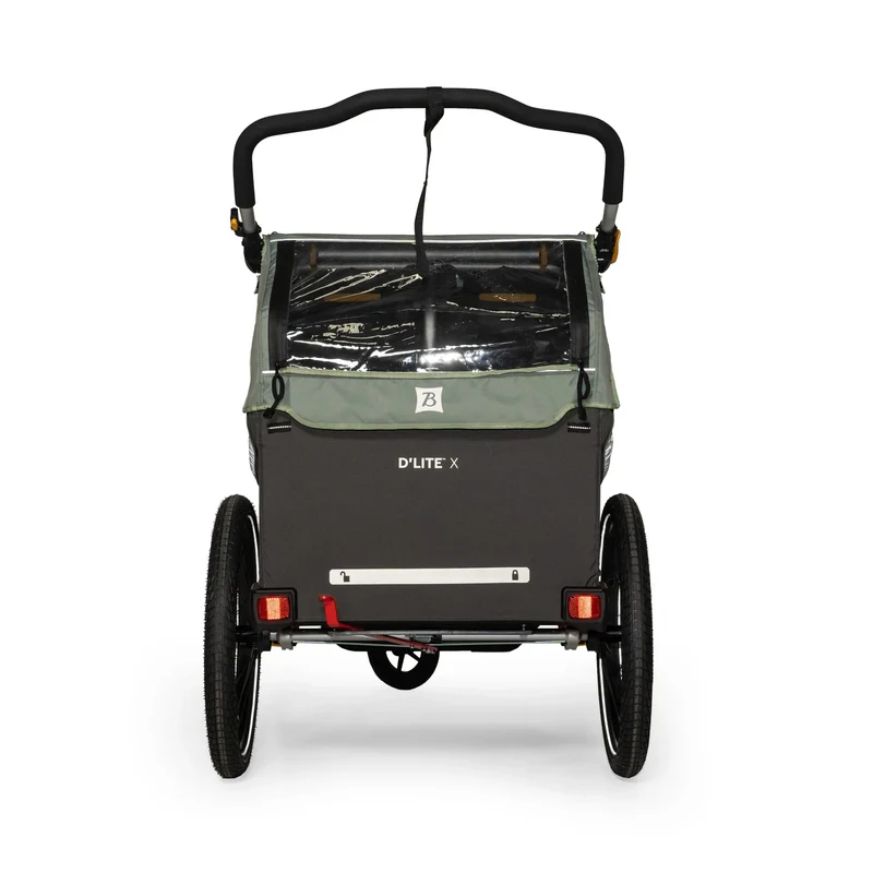 BURLEY D'LITE X DOUBLE GREEN - 2 CHILD TRAILER