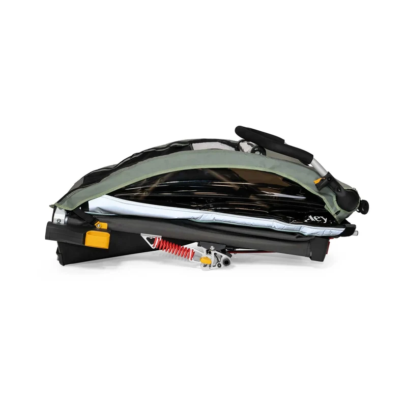 BURLEY D'LITE X DOUBLE GREEN - 2 CHILD TRAILER