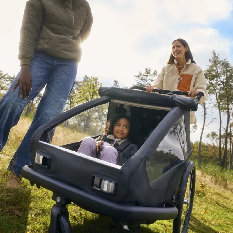 Remorque vélo modulaire Yuuna Croozer 3-en-1 : Enfant, Chien et Cargo