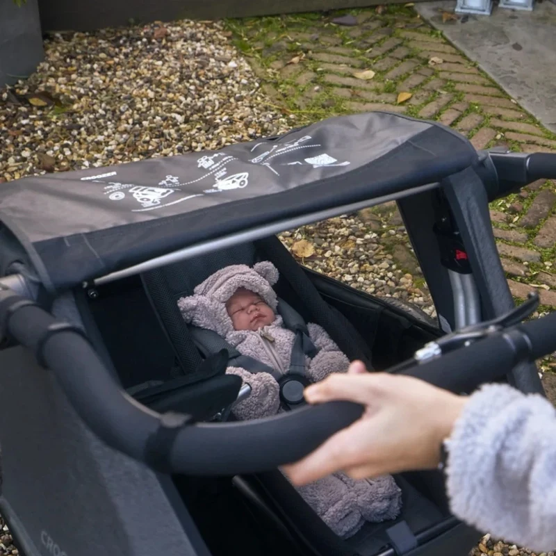 Remorque vélo modulaire Yuuna Croozer 3-en-1 : Enfant, Chien et Cargo