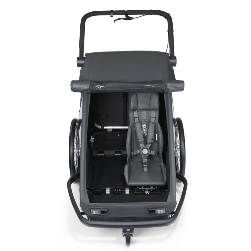 Remorque vélo modulaire Yuuna Croozer 3-en-1 : Enfant, Chien et Cargo