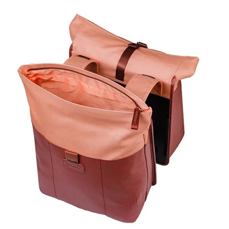 Sacoche vélo double étanche Basil Vive pour porte-bagages