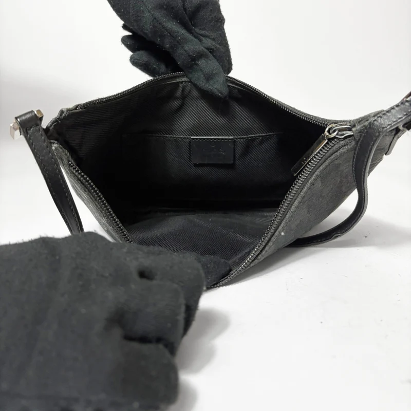 Gucci Sac bandoulière en toile noire