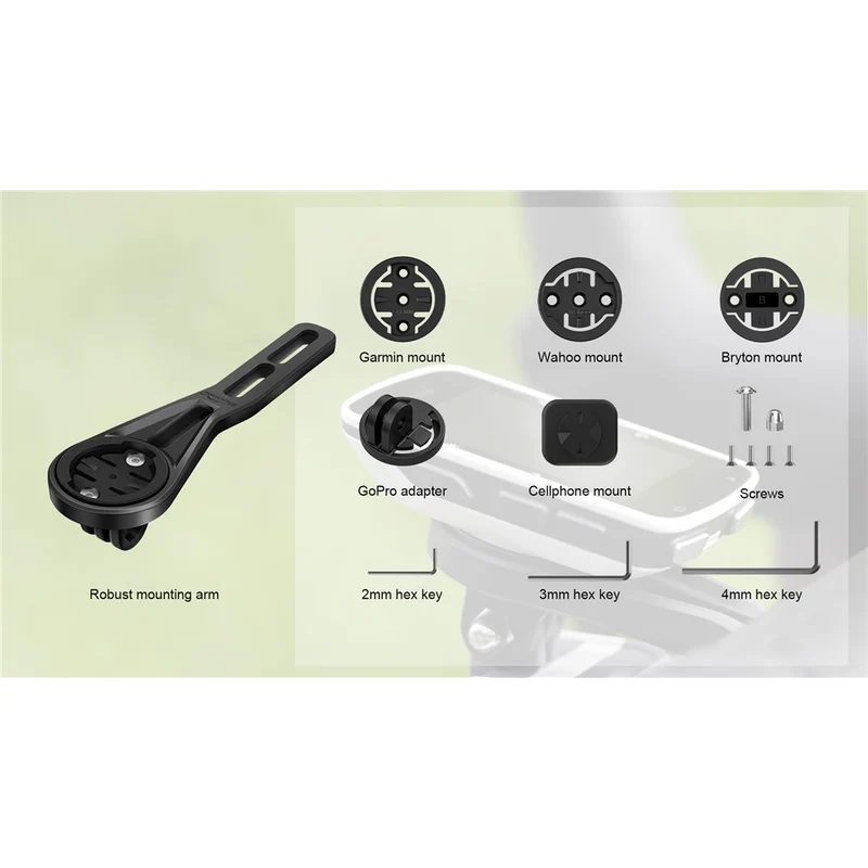 MAGICSHINE Garmin Upfront Mount for EVO series (plastic) - Suitable for ALLTY / MJ / MONTEER / RAY / EVO