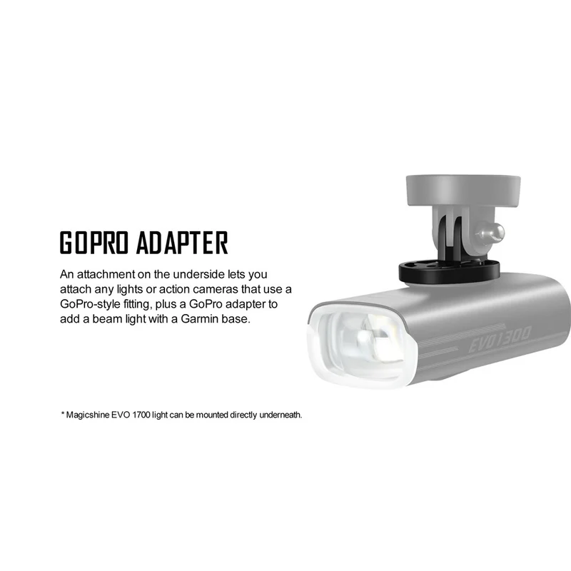 MAGICSHINE Garmin Upfront Mount for EVO series (plastic) - Suitable for ALLTY / MJ / MONTEER / RAY / EVO