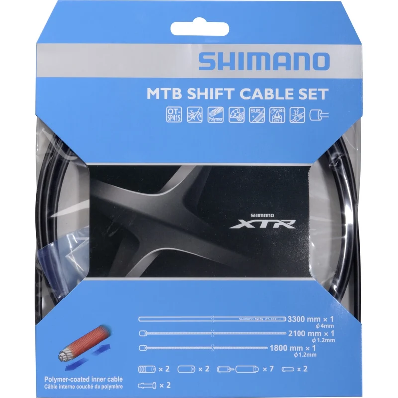 Kit Câbles et Gaine de Dérailleur SHIMANO XTR M9000