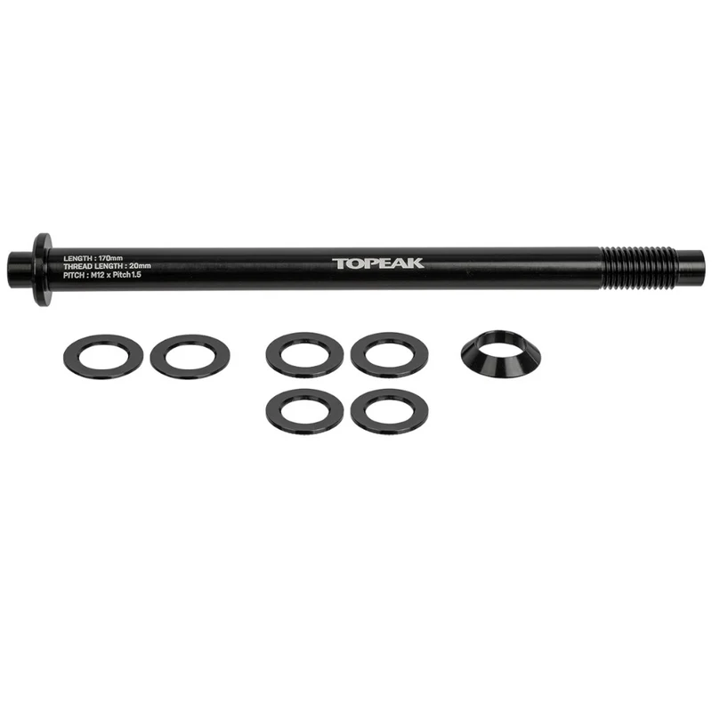 TOPEAK ZI:RAK THRU-AXLE 12 X 1.5MM
