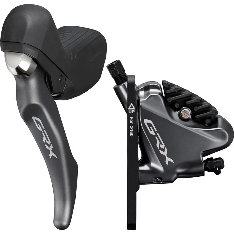 Levier Gauche et Étrier Avant SHIMANO GRX ST-RX810-LA + BR-RX810 2x11V Flat Mount