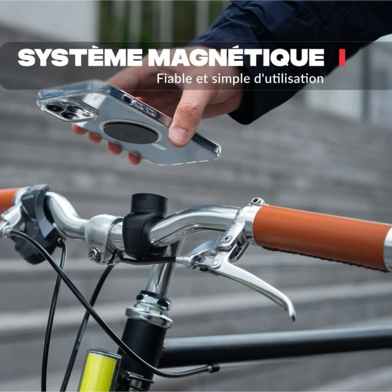 Support magnétique téléphone Shapeheart vélo PRO