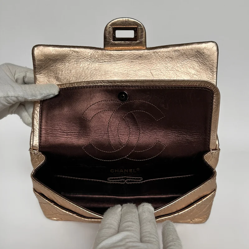 Chanel Sac à main 2.55 en cuir de veau vieilli