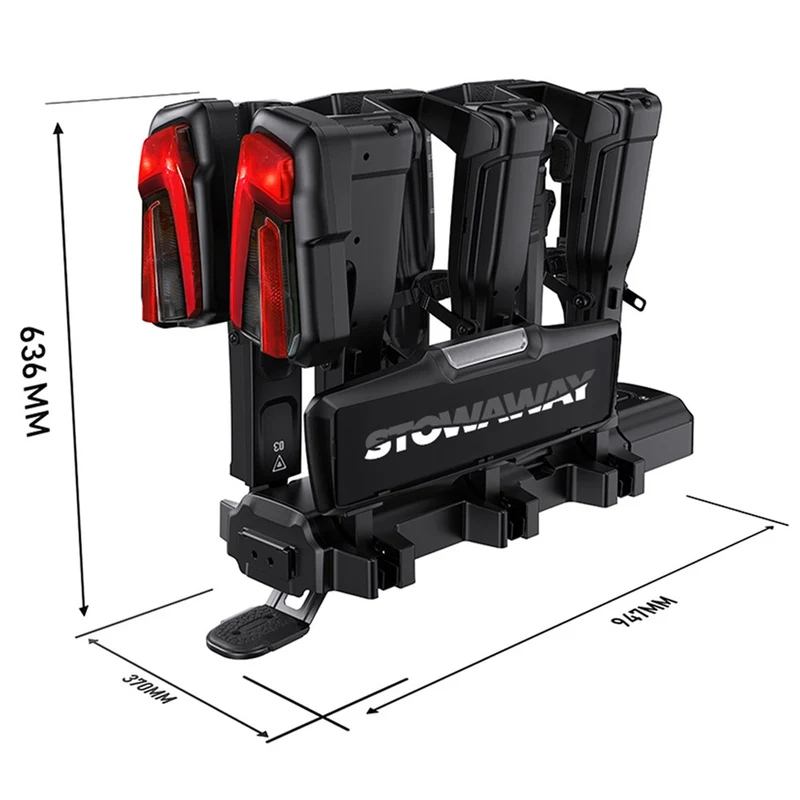 Stowaway E-Glide Pro 2 E-Bike Car Rack - Tow Ball Mount