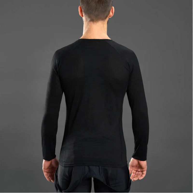 Sous-vêtement manches longues Grip Grab 50% mérinos 50% polyester
