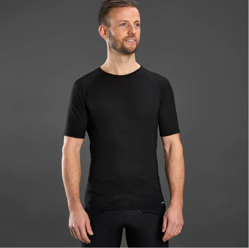 Sous-vêtement manches courtes 50%polyester 50% mérinos GripGrab