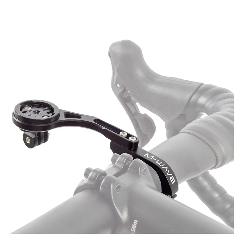 Support double compteur et éclairage pour vélo M-Wave Davenport Arm 2.0