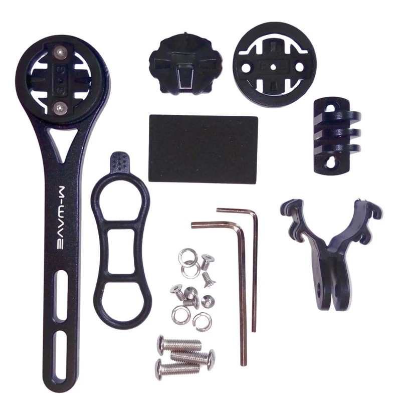 Support double compteur et éclairage vélo pour cintre aéro M-Wave Davenport AeroSpoon