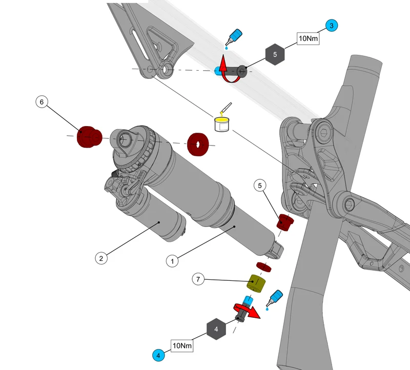 Superior XF Shock Mounting Bolts