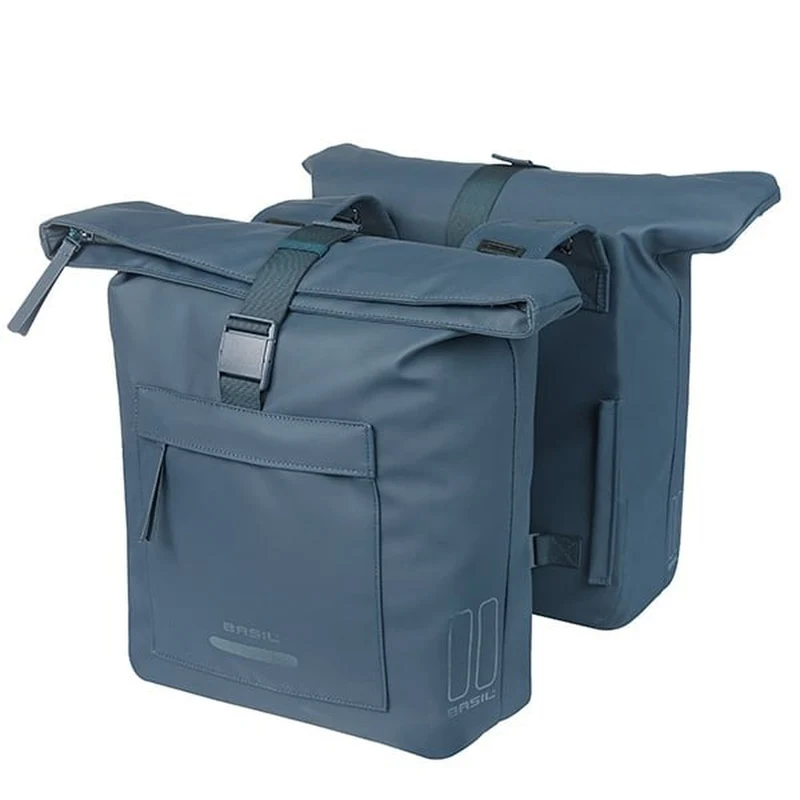 Sacoches vélo cavalières Brooklyn Basil 2 x 20,5L