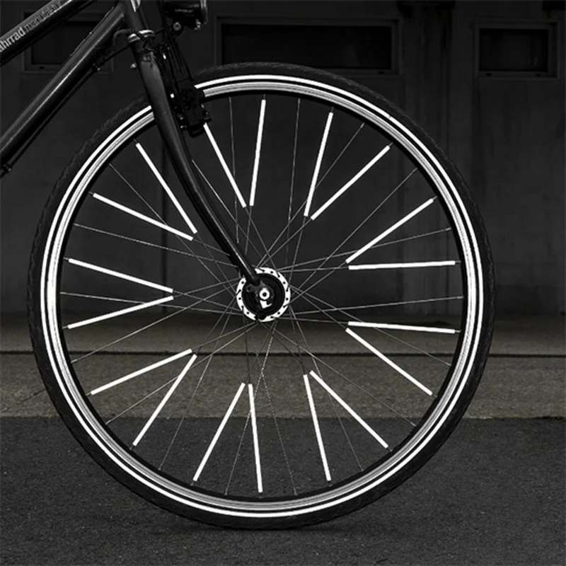 Réflecteurs pour rayon de vélo 150 mm Rainette - lot de 12
