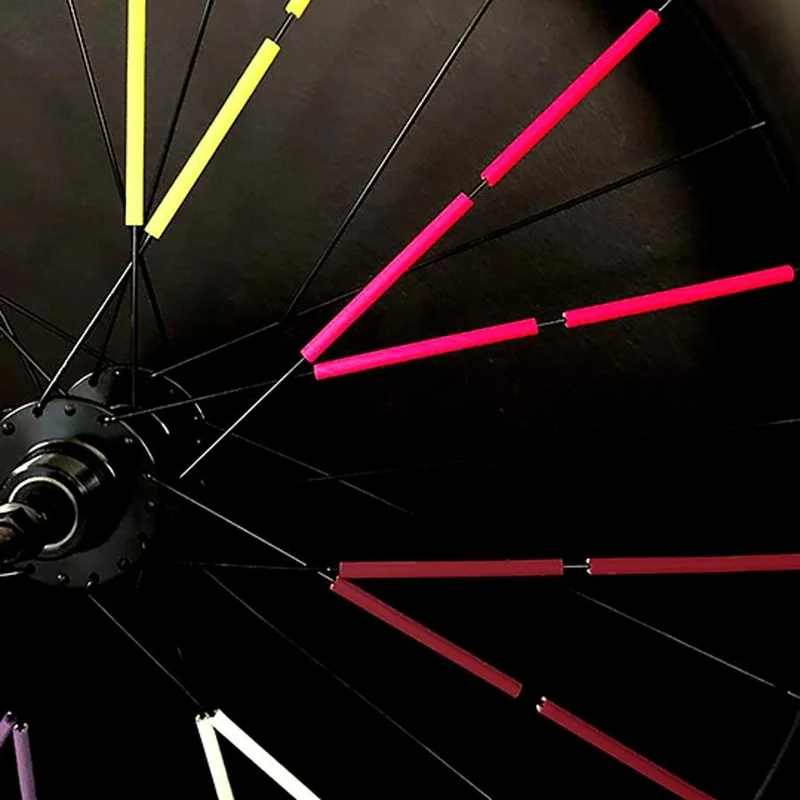 Réflecteurs pour rayon de vélo Rainette 80 mm - 12 pièces