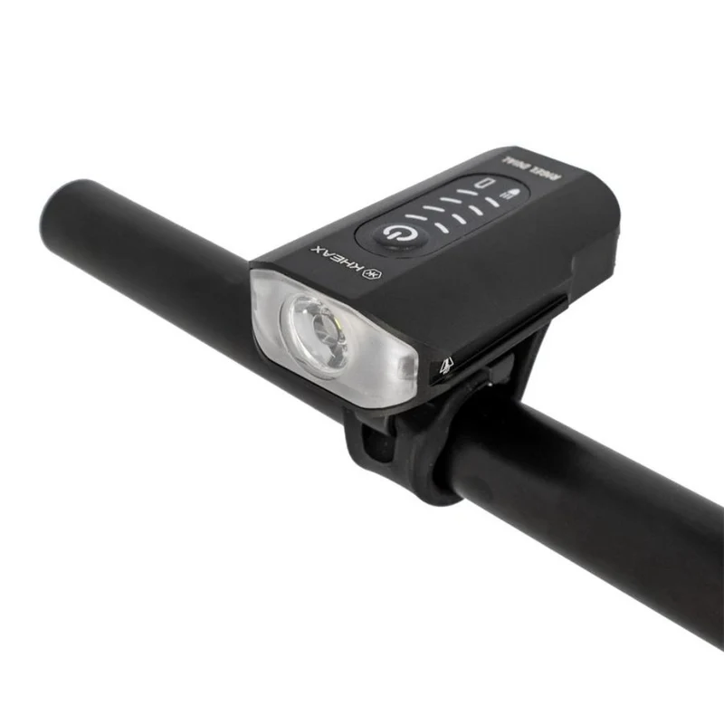 Eclairage avant et arrière pour casque vélo Kheax Rigel Dual 600 Lumens