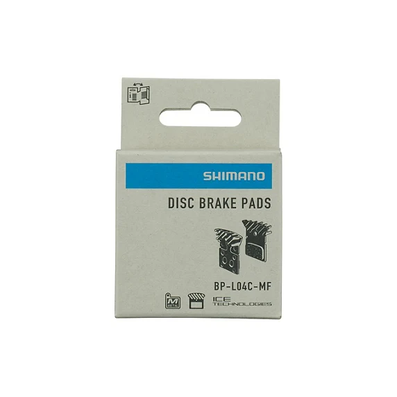 Plaquettes Frein Métal Shimano L04C-MF avec ailette et ressort (la paire)