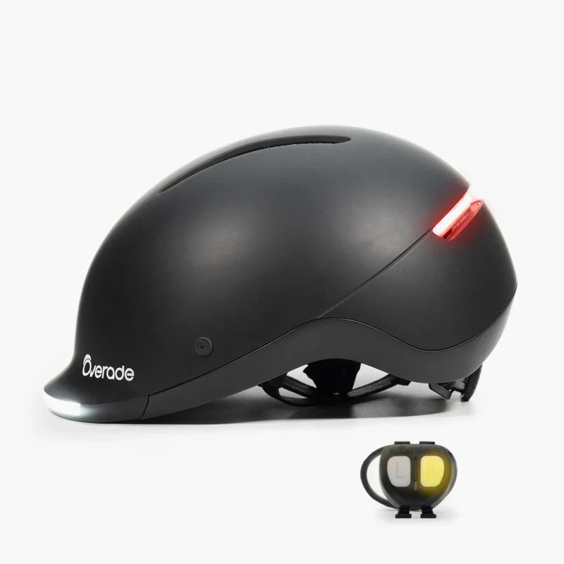 Casque vélo lumineux avec clignotants Overade Life