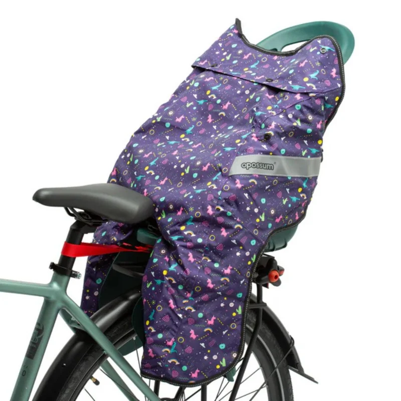 Coque thermique vélo Opossum Magic sur siège arrière Tucano Urbano