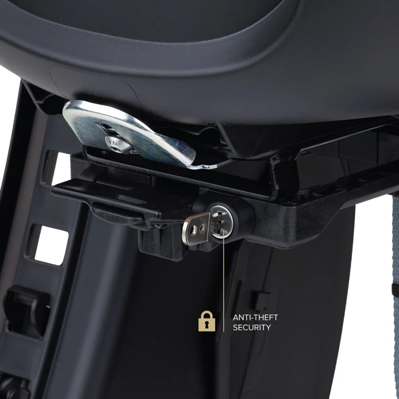 Siège vélo Groovy sur porte-bagages AVS+ Polisport