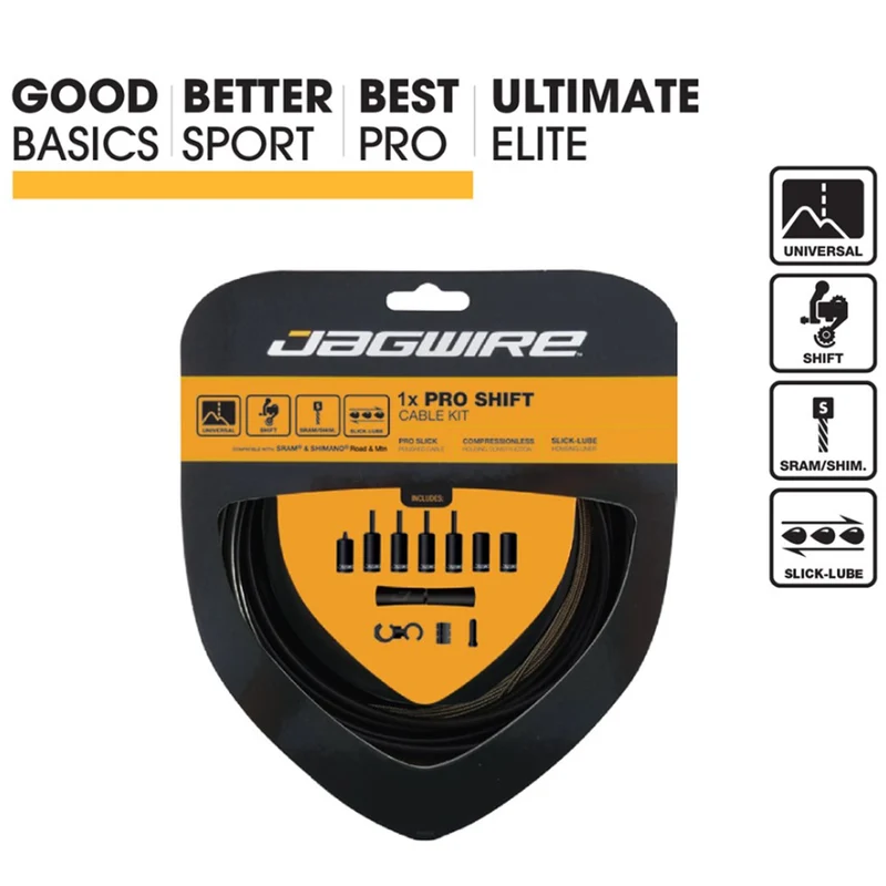Jagwire 1x Pro Shift Cable Kit – Black