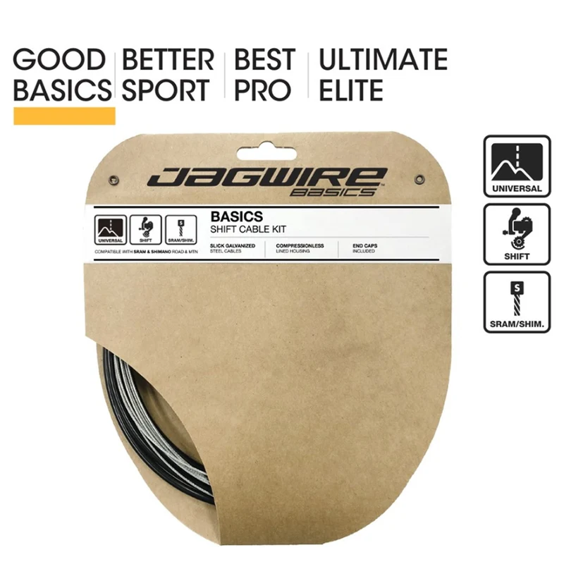 Jagwire Basic Shift Cable Kit – Black