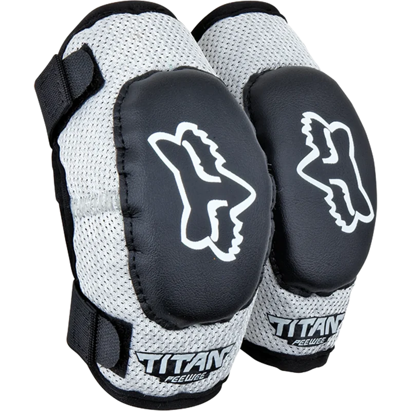 Coudières FOX PEEWEE TITAN Junior Noir/Argent