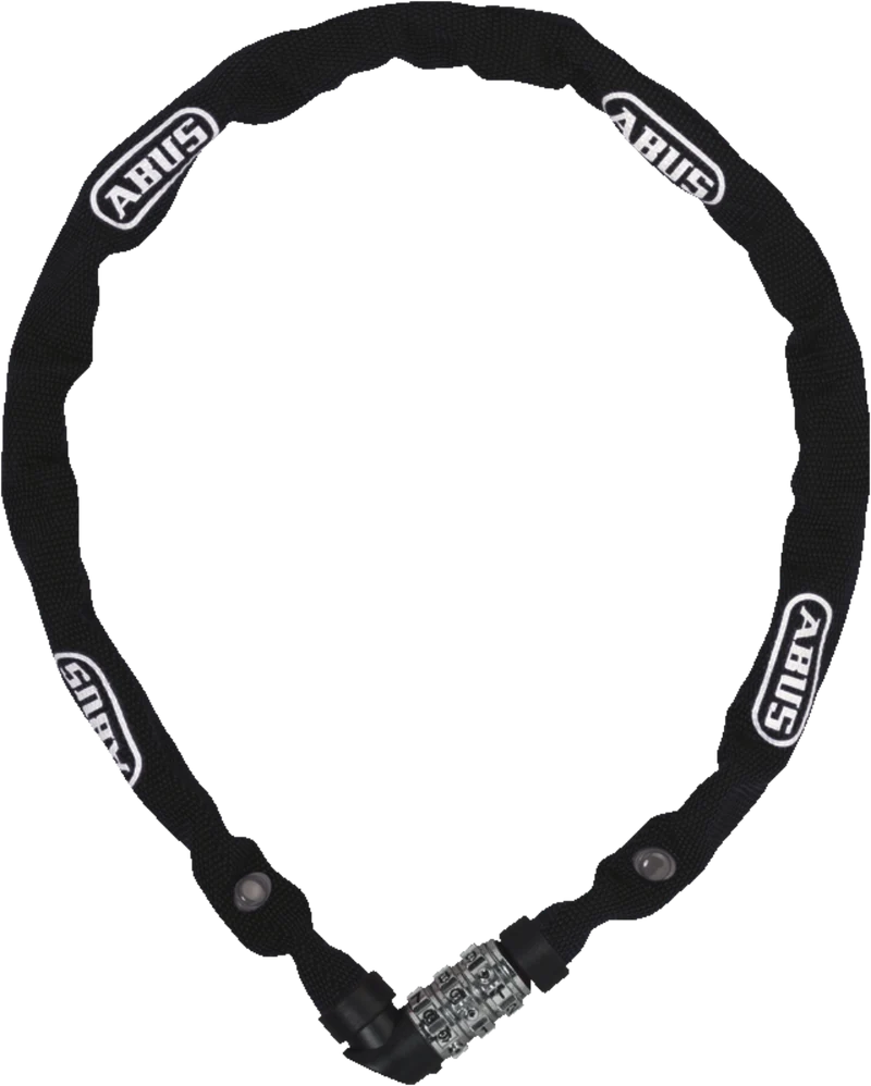 Abus Lock Chain 1200 Web - 60cm X 4mm Black - No Bracket