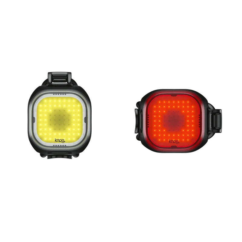 Knog Blinder Mini Square Twinpack Light Set