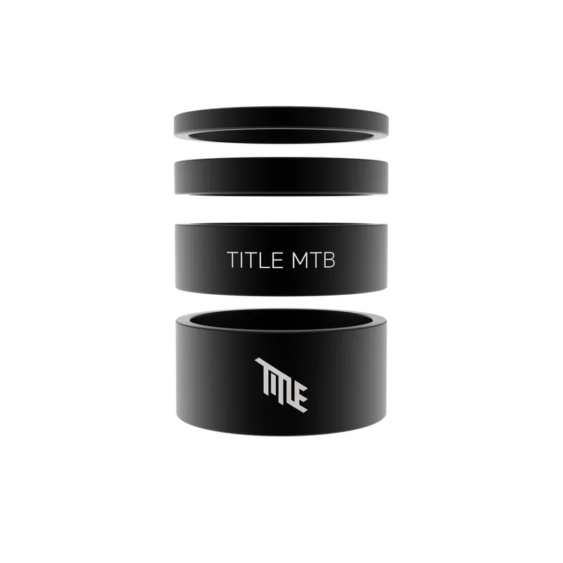 Entretoises De Direction TITLE Aluminium 1-1/8" Noir