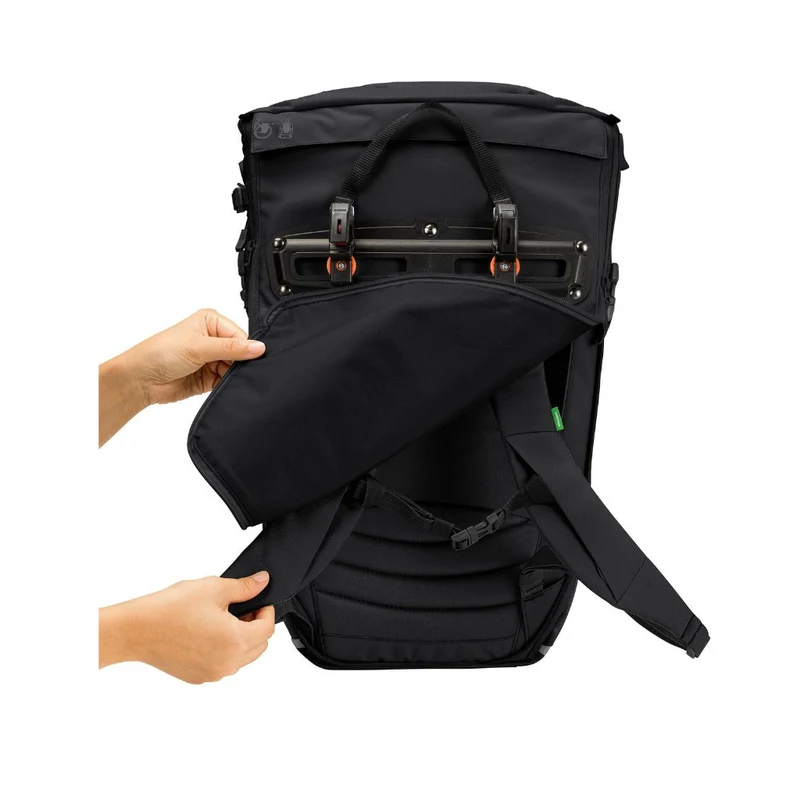 Sacoche de vélo convertible en sac à dos Vaude CityGo Bike 23 II