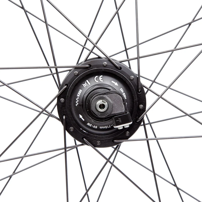 Roue vélo avant 28 pouces dynamo moyeu Alfine Shimano Centerlock