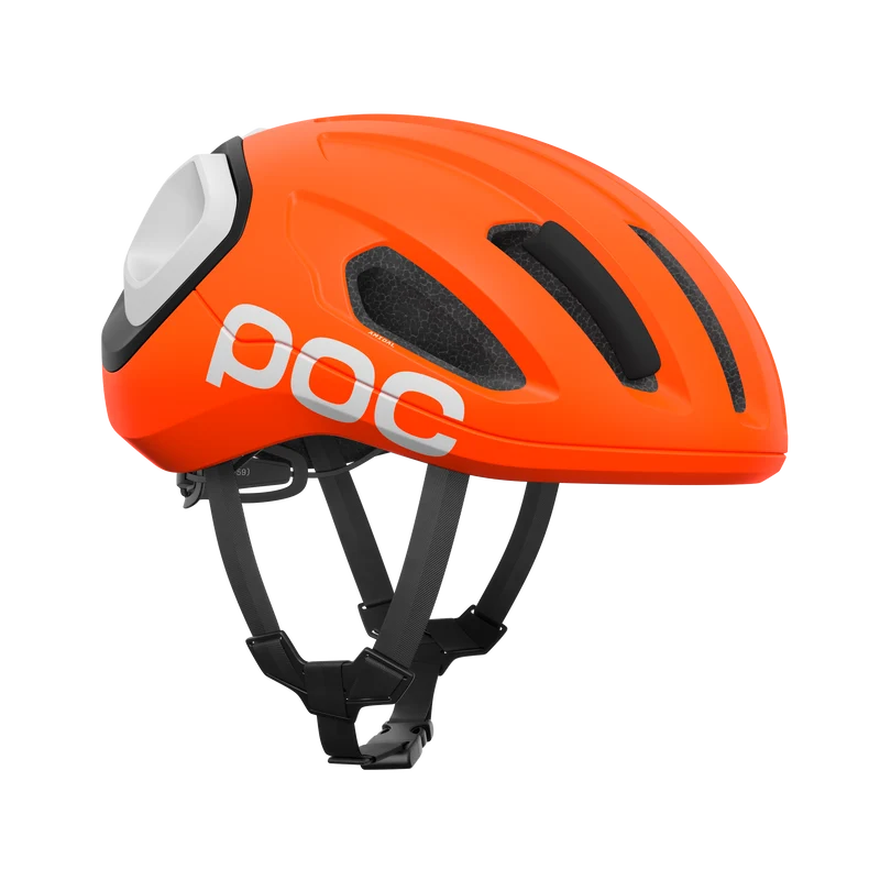 Casque Route POC AMIDAL Orange Matt/Noir Matt/Blanc Matt