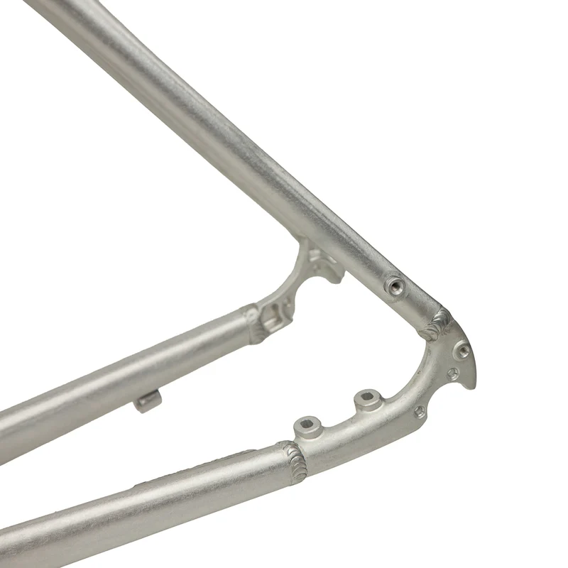 Cadre vélo gravel en aluminium pour frein à disque flatmount