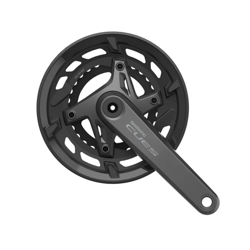 Pédalier double plateau Shimano CUES FC-U6000 9/10 vitesses 46-30 dents