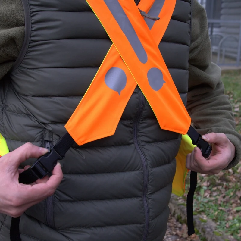 gilet fluo vélo Vasimimile adulte réversible Vasi lzocel Reverso