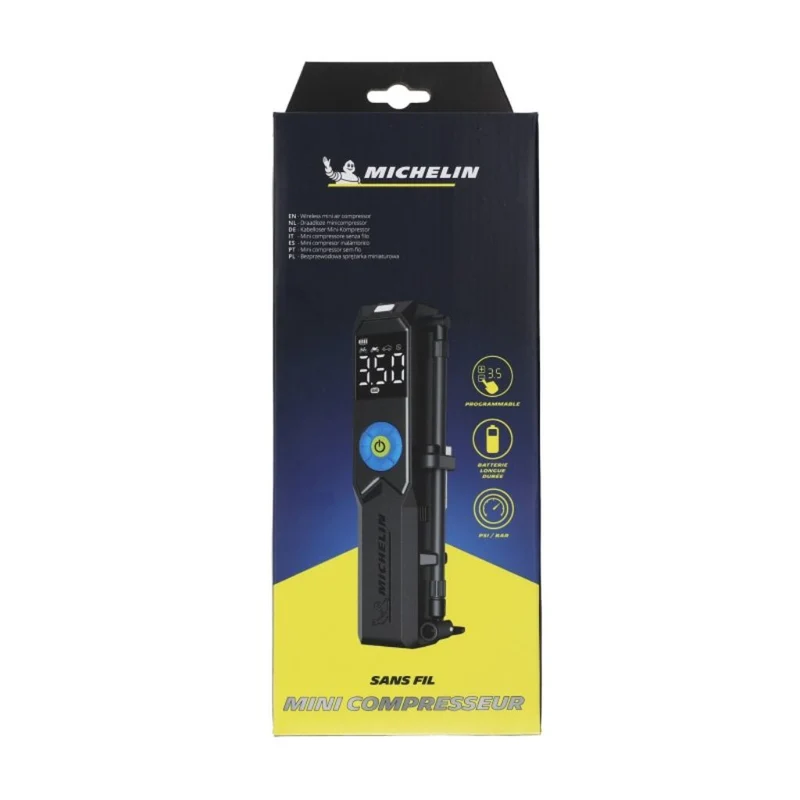 Pompe vélo mini compresseur USB-C rechargeable Michelin