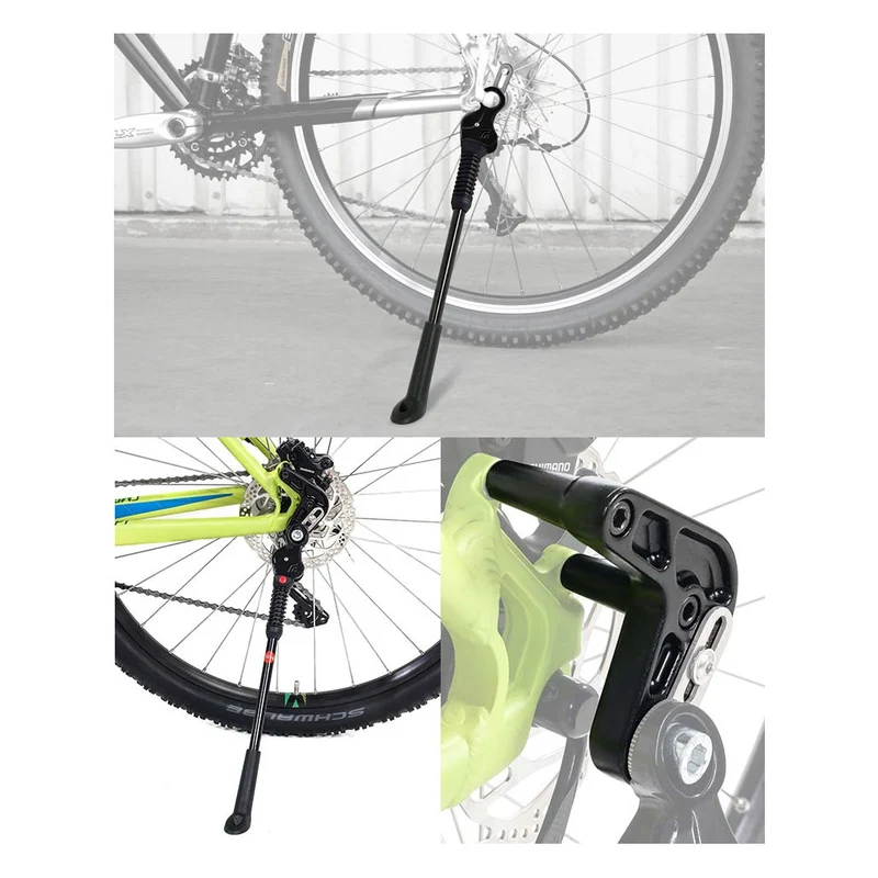 Béquille vélo latérale sur axe de roue AX 618 Hebie