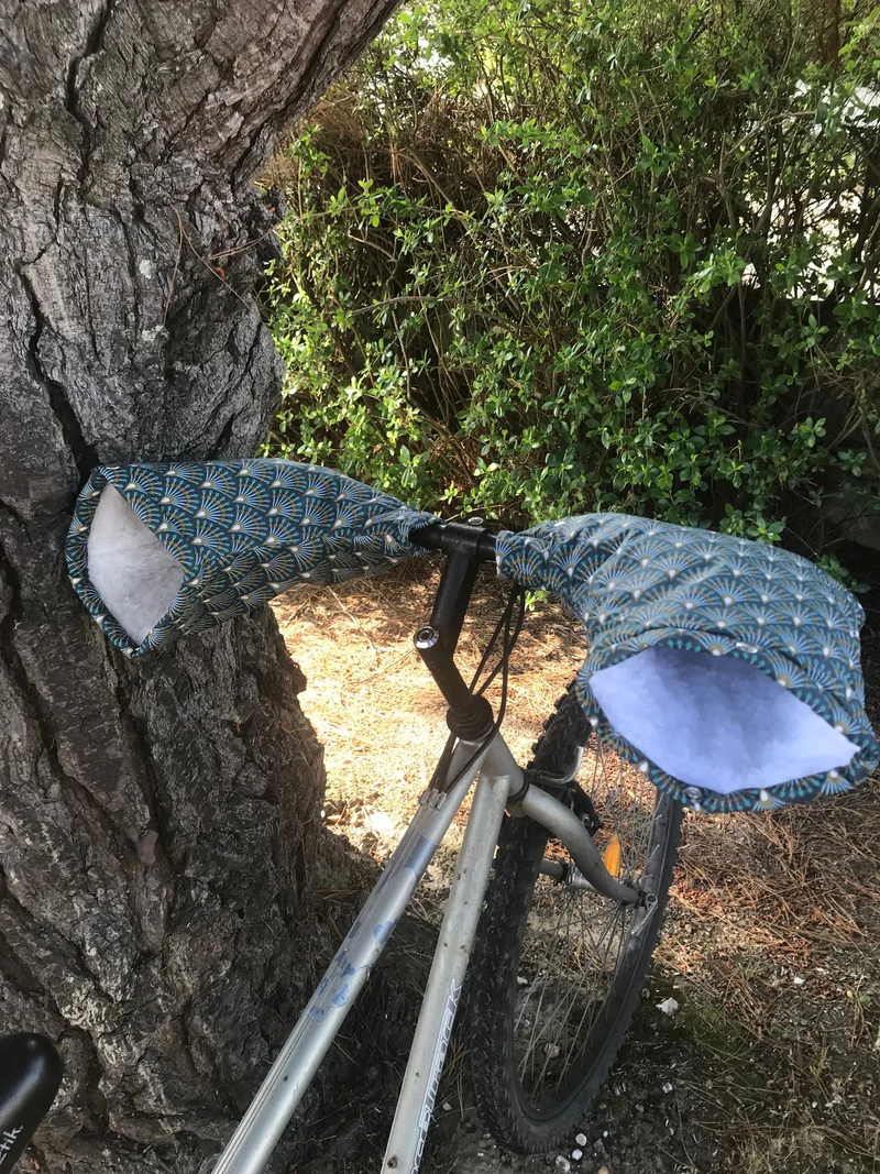 Manchons de vélo Léon pour guidon droit Suzon et Suzette
