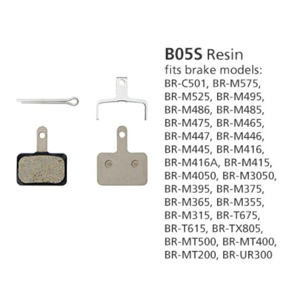 Shimano B05S Resin Pads and Spring