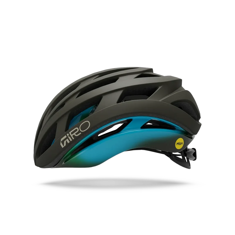 Casque Route GIRO HELIOS MIPS SPHERICAL Noir/Bleu
